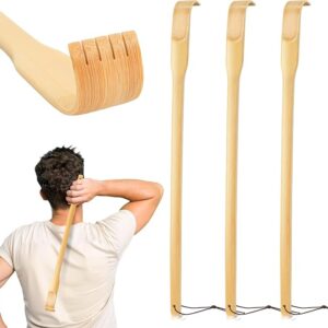 Back Scratcher, 3 Pieces 16.5" Strong Sturdy Self-Massager