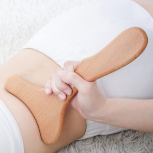 Wooden Lymphatic Drainage Massager Body Sculpting Tools 11 * 6inches